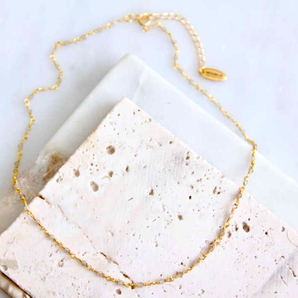 Moonstone Choker Necklace